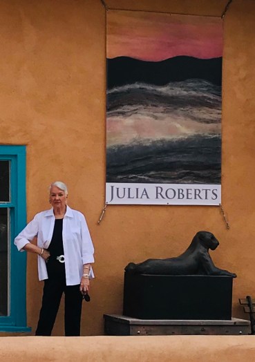 Mom outside of gallery pic